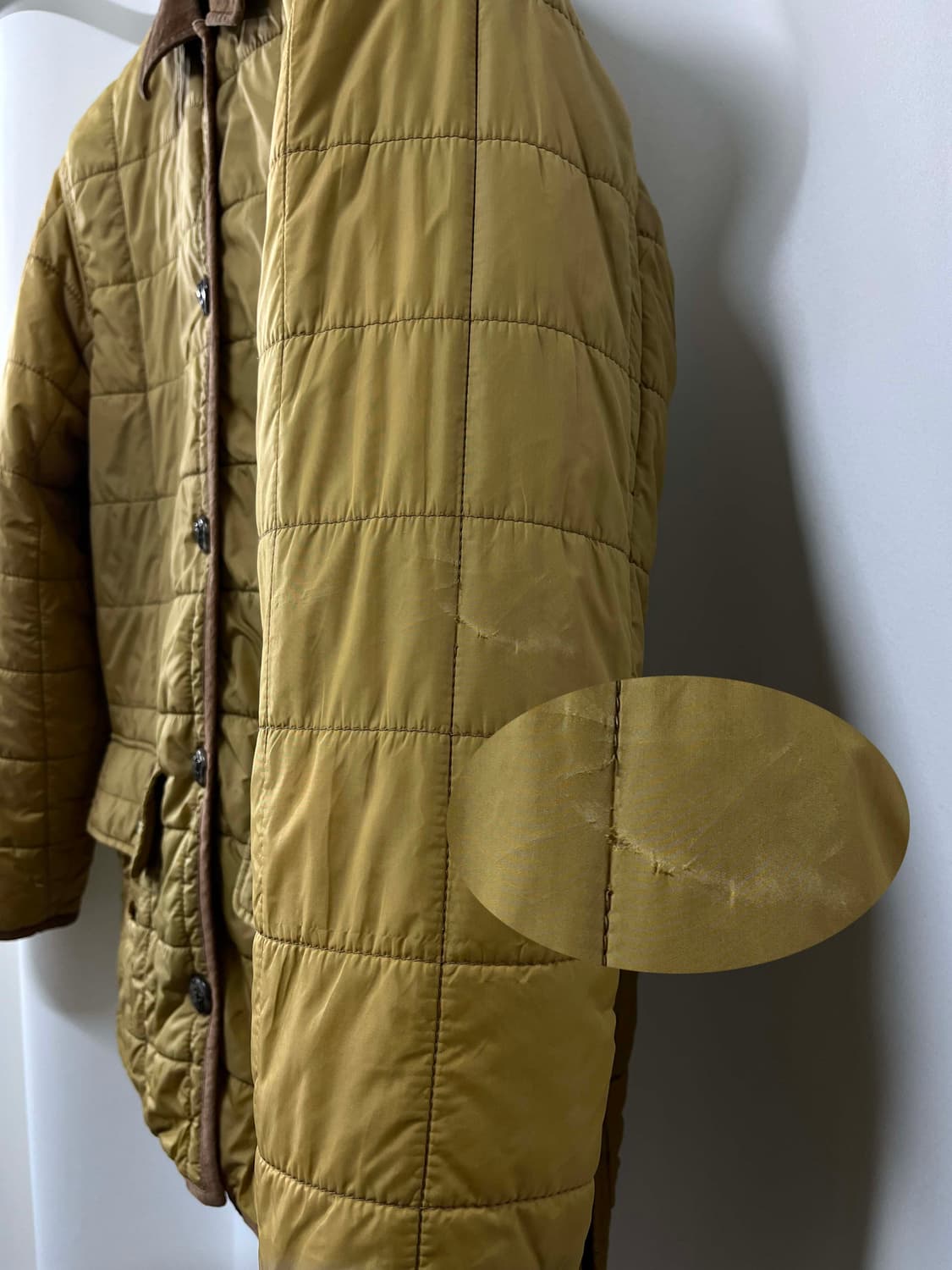 폴로 랄프로렌 스웨이드 플레이드 퀼팅 카코트 헌팅 자켓 상품이미지8