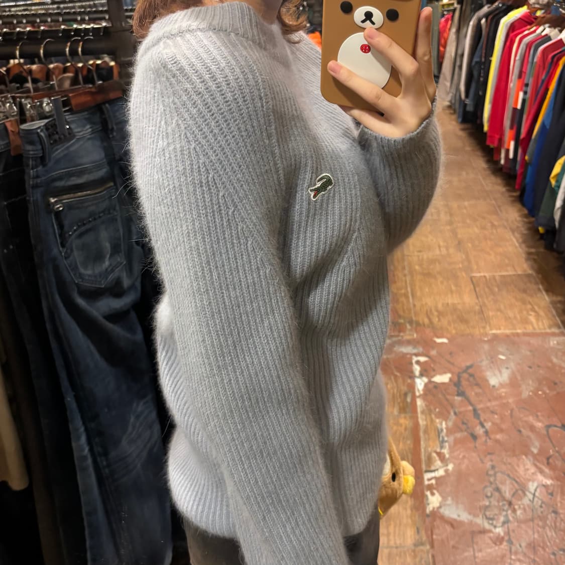 라코스테 소라색 니트 상품이미지3