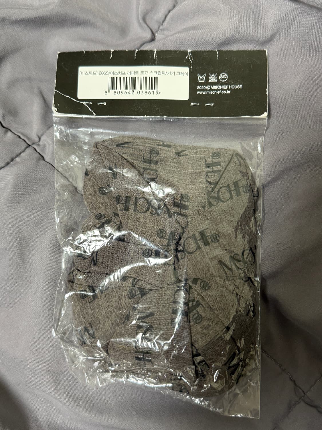 미스치프 스크런치 곱창 머리끈 슈슈 미개봉 상품이미지2