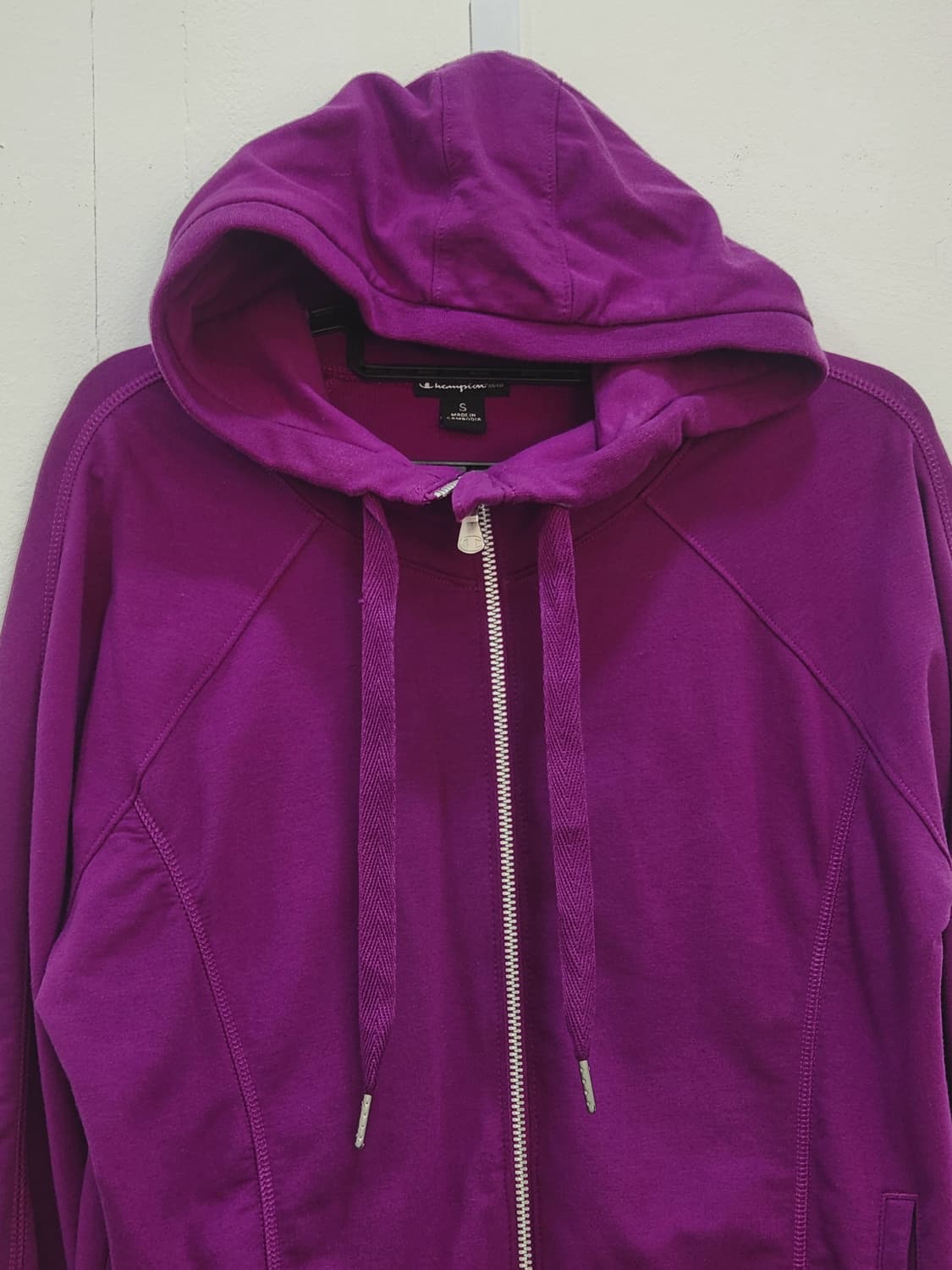 [S] 챔피온 Y2K 퍼플 후드집업 여성 S사이즈 상품이미지2