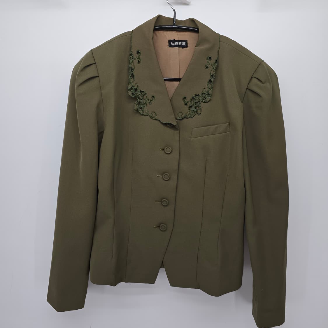 일본 빈티지 올리브 클래식 자켓 상품이미지1