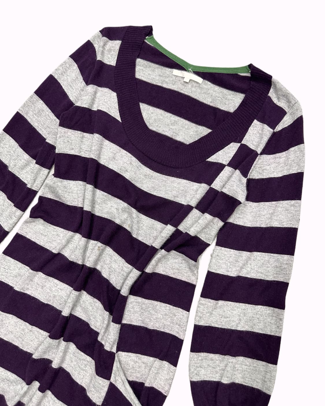 purple stripe knit dress 상품이미지2