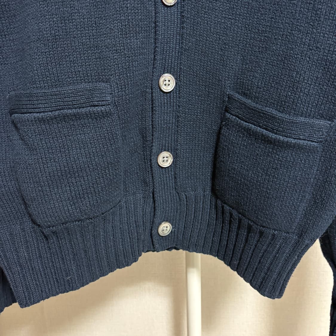 폴로 랄프로렌 코튼 니트 가디건 / 네이비, S 상품이미지6