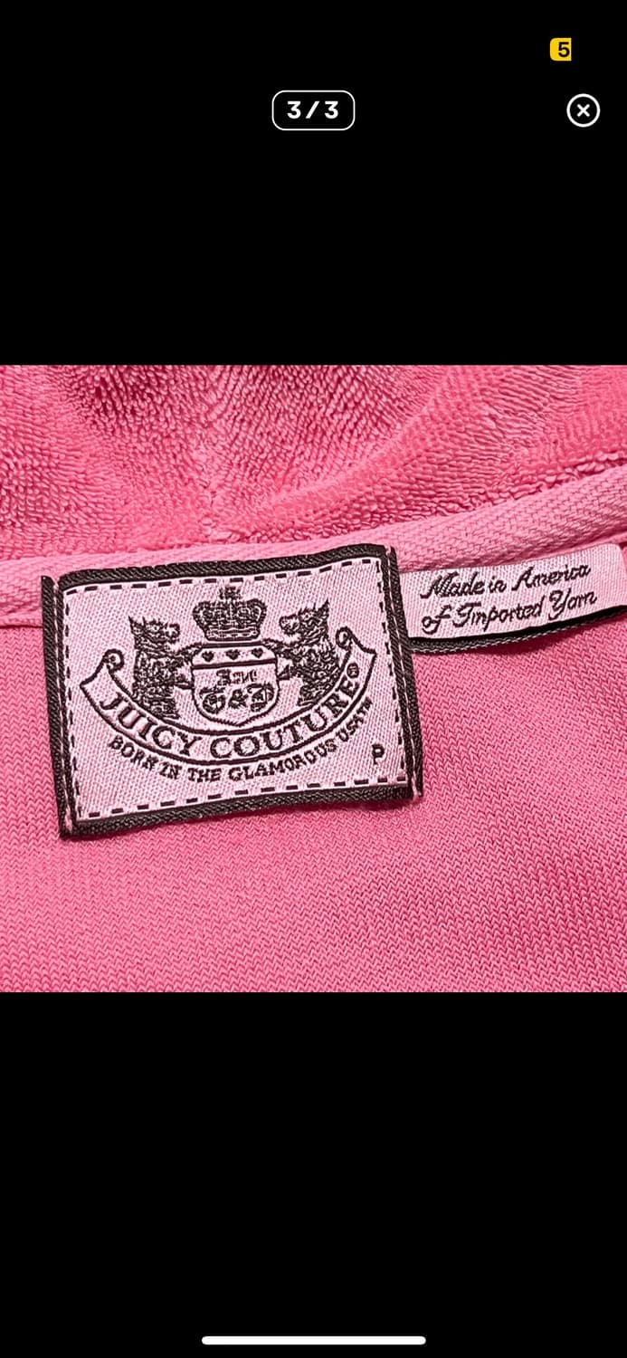 쥬시꾸뛰르 반팔 후드집업 상품이미지3