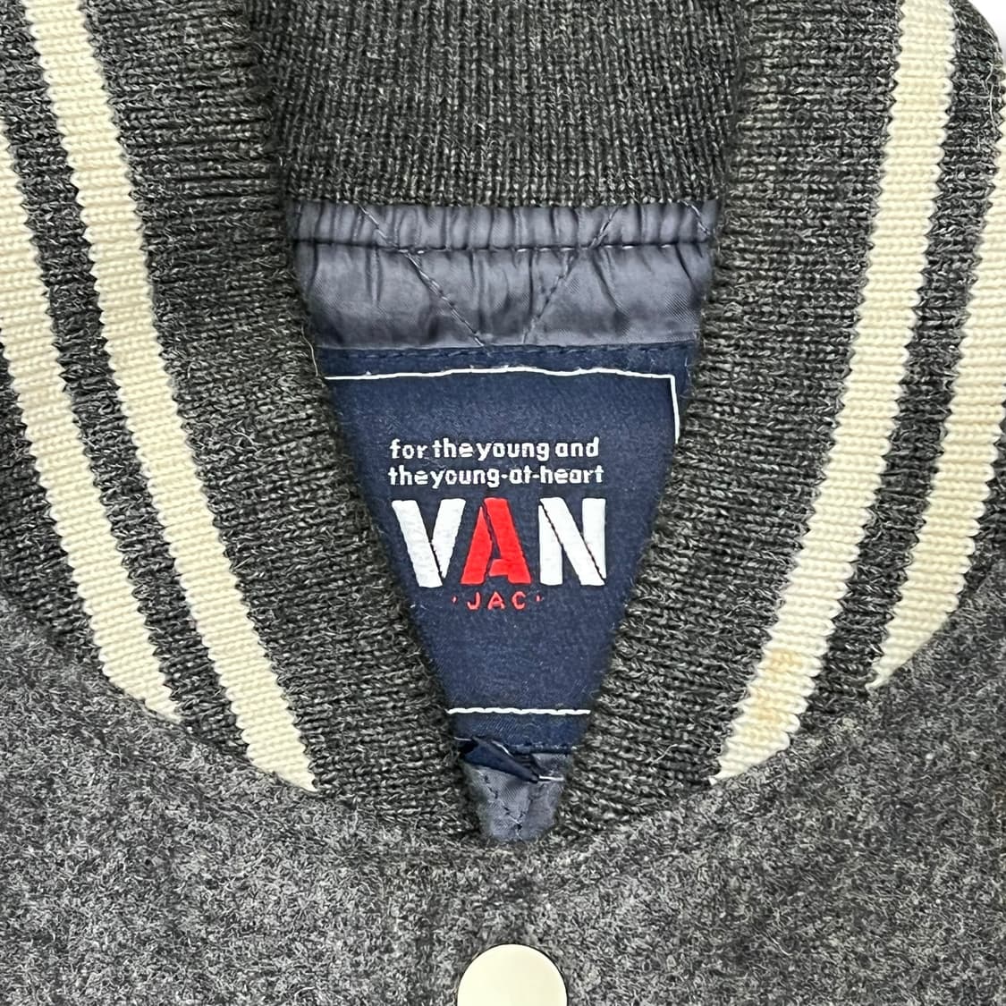 VAN JAC 로고 바시티 자켓 s07245 상품이미지8