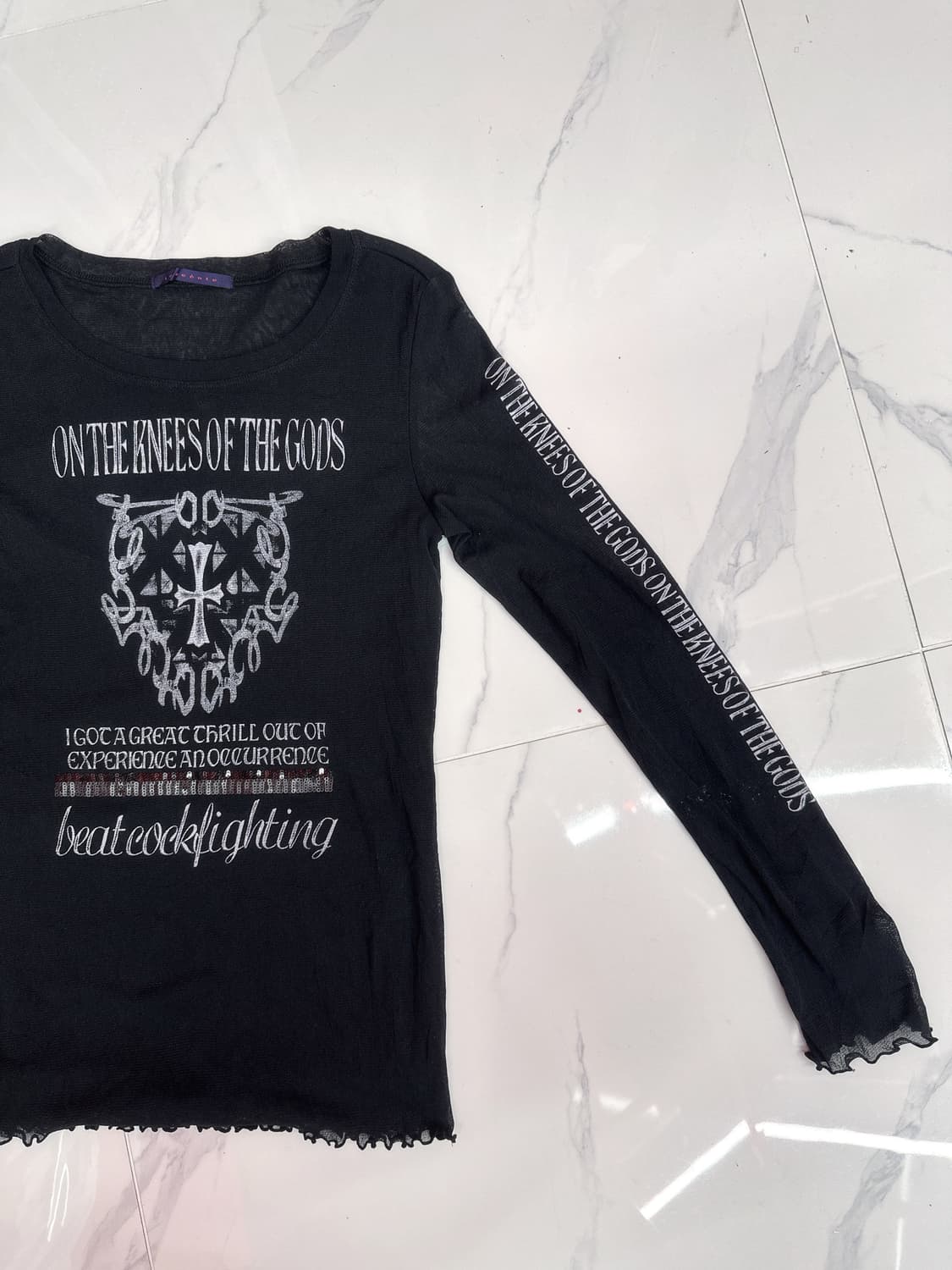 •펑크 스타일 긴팔티셔츠 상품이미지3