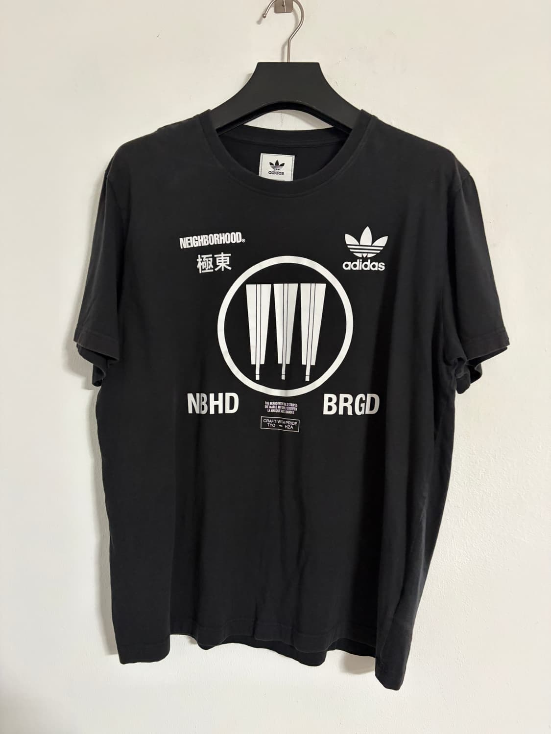 네이버후드 아디다스 콜라보 티셔츠 XL  상품이미지1
