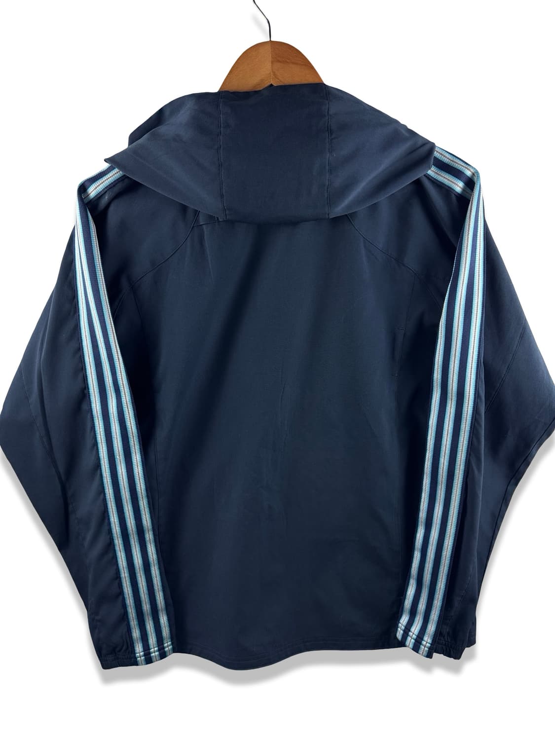 아디다스 네이비 스카이블루 후드 바람막이2899 상품이미지2