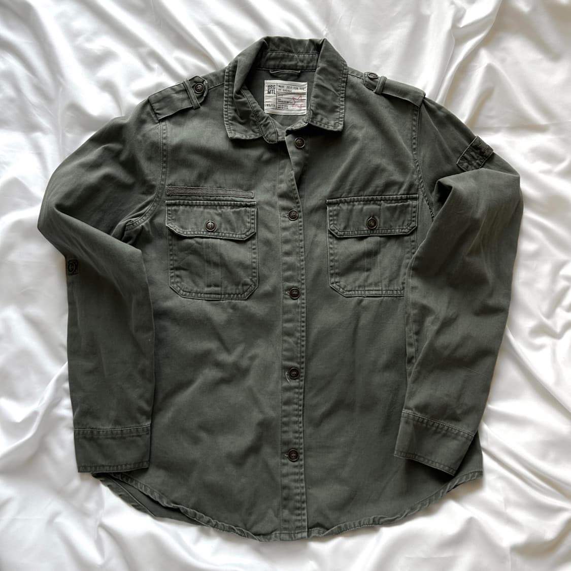 빈티지 코튼 긴팔 셔츠 상품이미지4