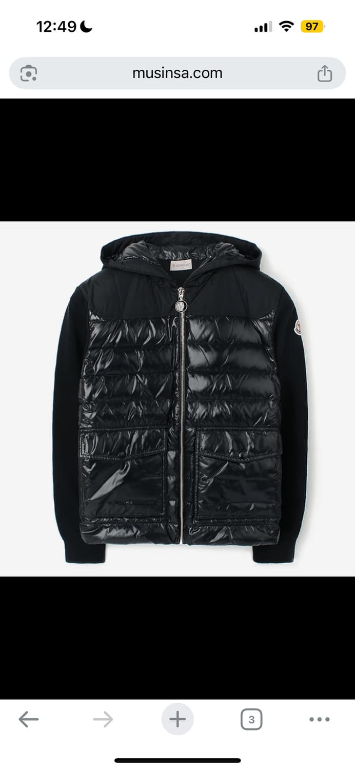 몽클레어 후드니트패딩 상품이미지1