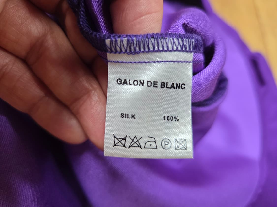 갈롱드블랑(galon de blanc) 실크자켓 55-66 새상품 상품이미지10