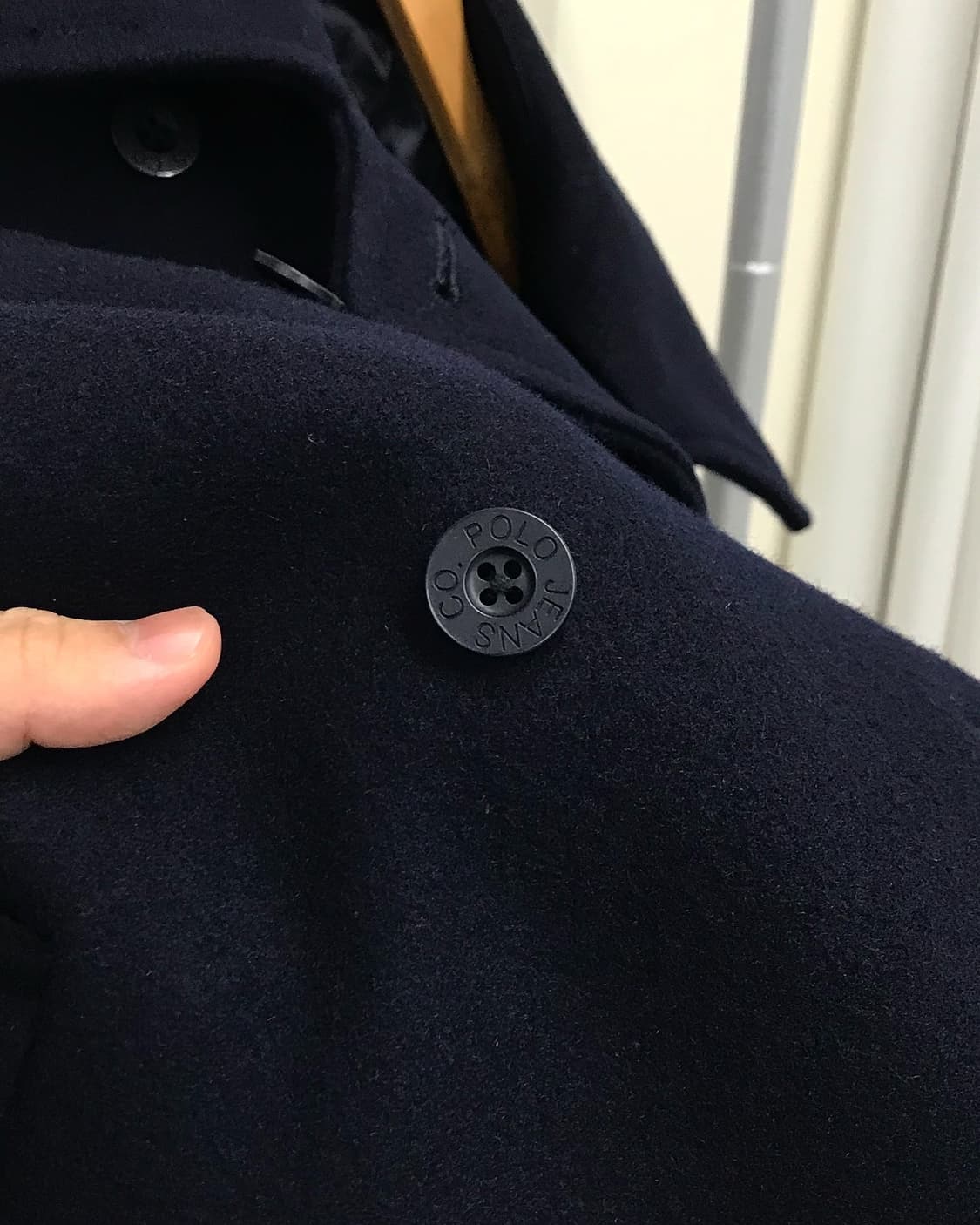 폴로 울 더블 피코트 상품이미지4