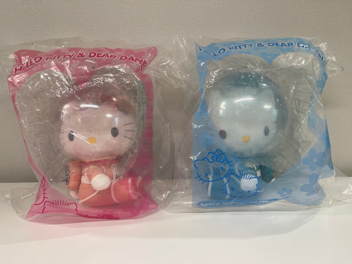 맥도날드 x 헬로키티 산리오 스페이스 밀레니엄 웨딩 인형 세트 상품이미지1