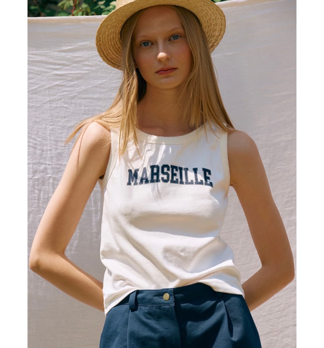 시엔느 Marseille Sleeveless (White) 상품이미지1