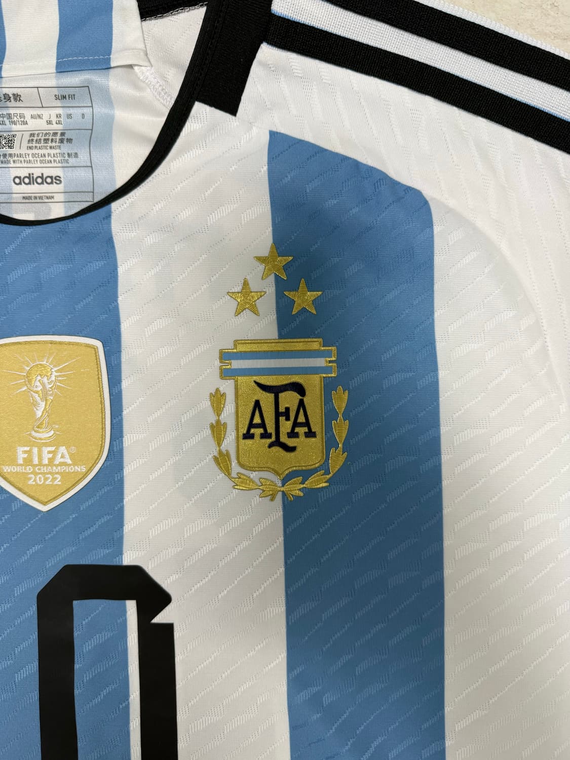아디다스 아르헨티나 2022 월드컵 3성 어센틱 유니폼 상품이미지4