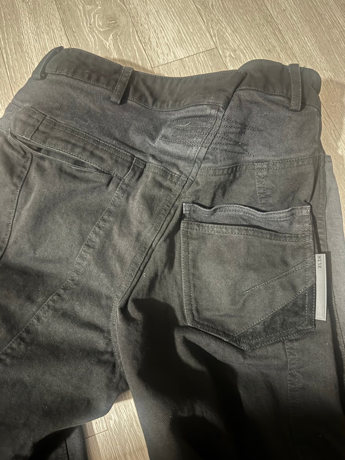 [xs] 엑슬림 xlim ep9 03 트라우저 팬츠 블랙 상품이미지4