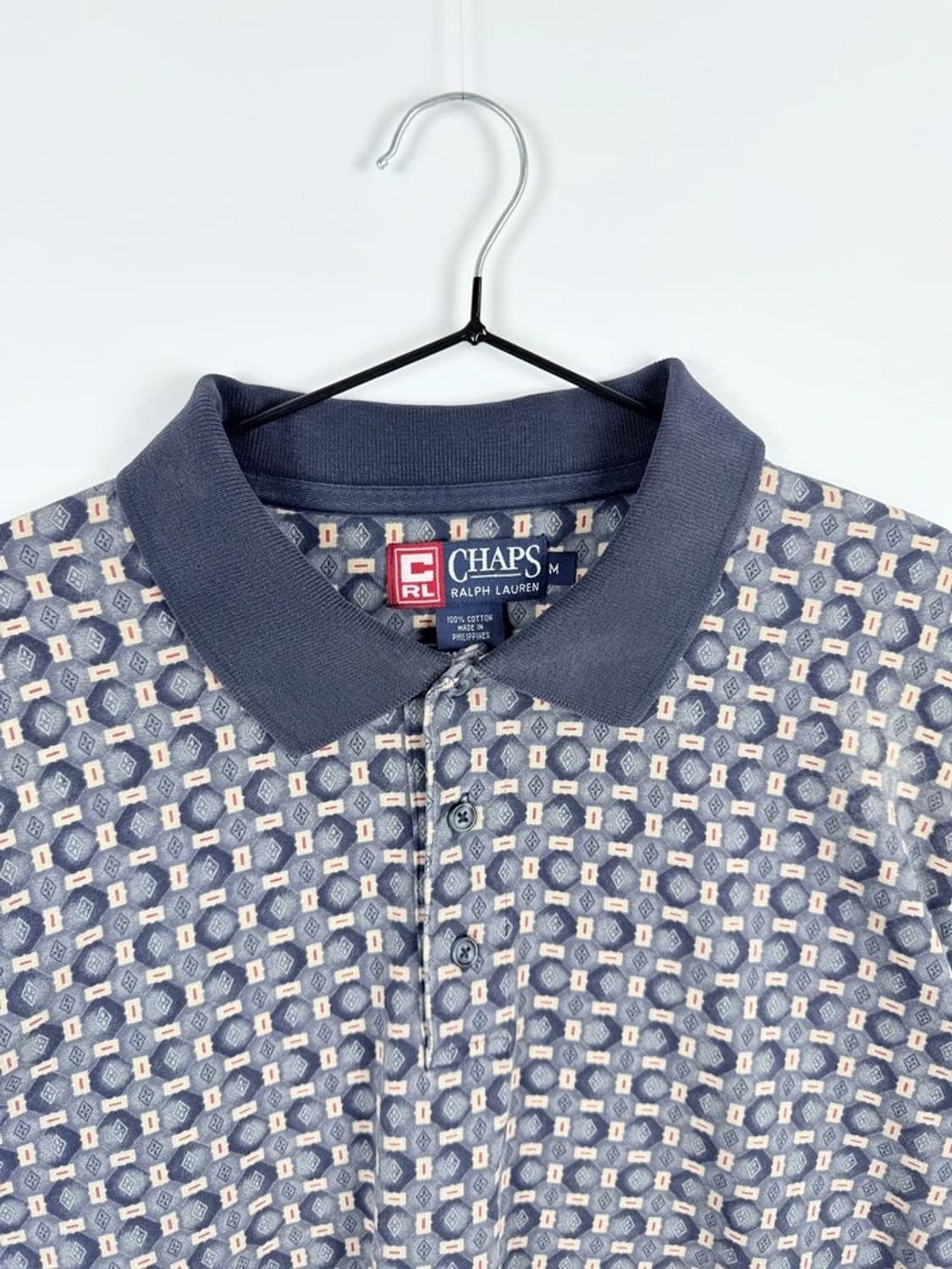 CHAPS RL Pattern Long Sleeve Polo 상품이미지3