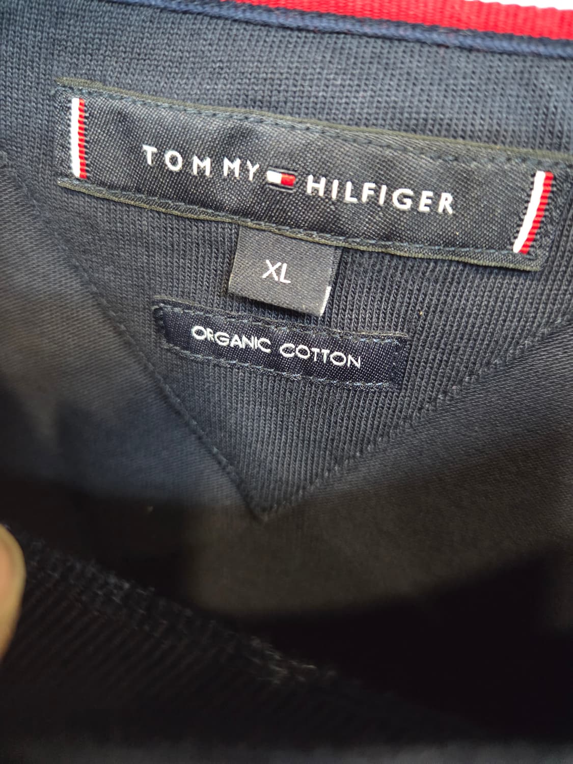 타미힐피거 빅플래그 골드 레터링 자수 반팔 L xl 상품이미지3