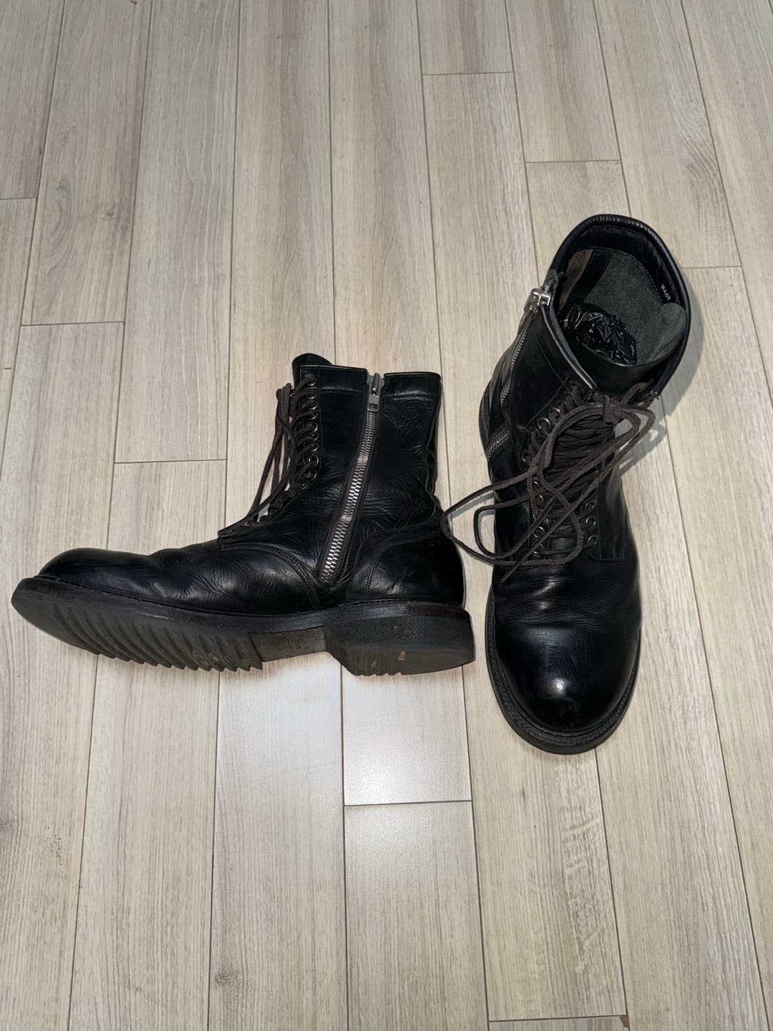 [42] 릭오웬스(Rick Owens) 소프트 레더 컴뱃 부츠 상품이미지4