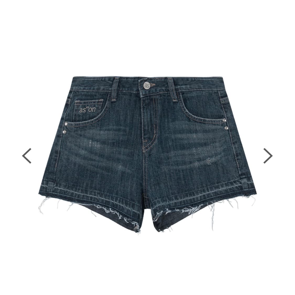 ASON FOLD DENIM SHORT PANTS / BLUE 상품이미지1