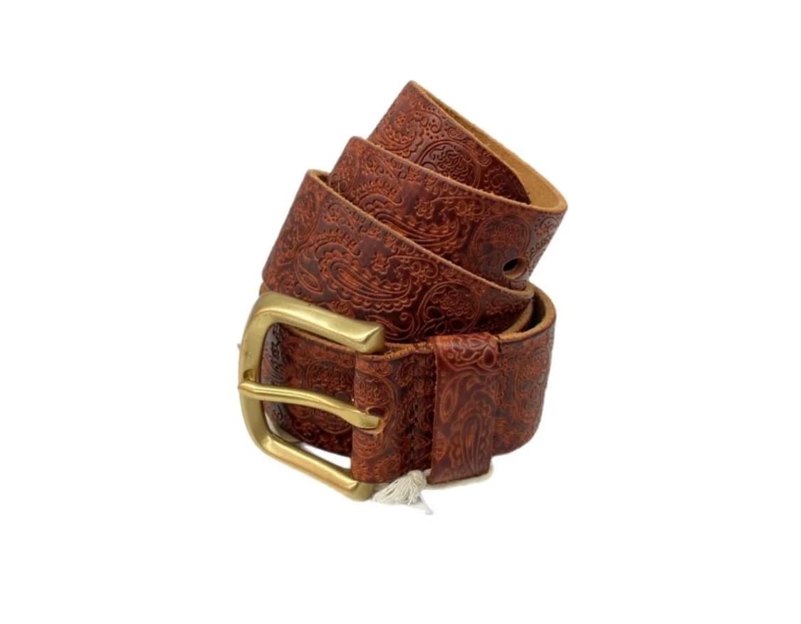 RRL 핸드카빙 벨트 상품이미지1