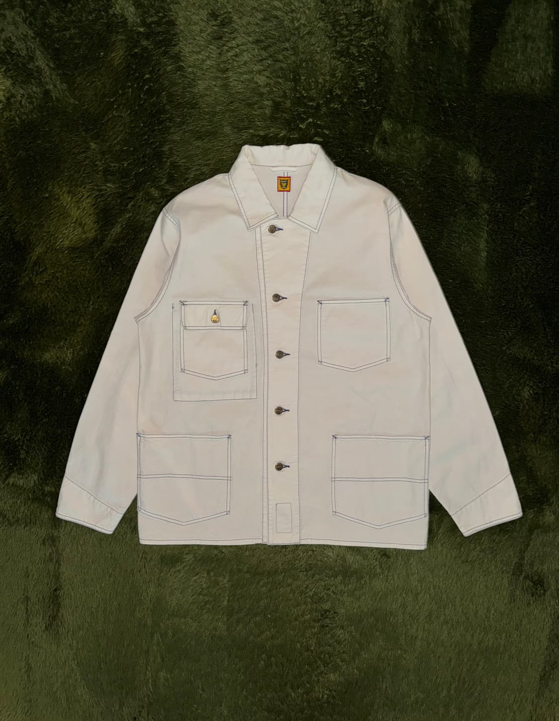 [L] 휴먼메이드 가먼트 다잉 커버올 자켓 오프화이트 상품이미지5