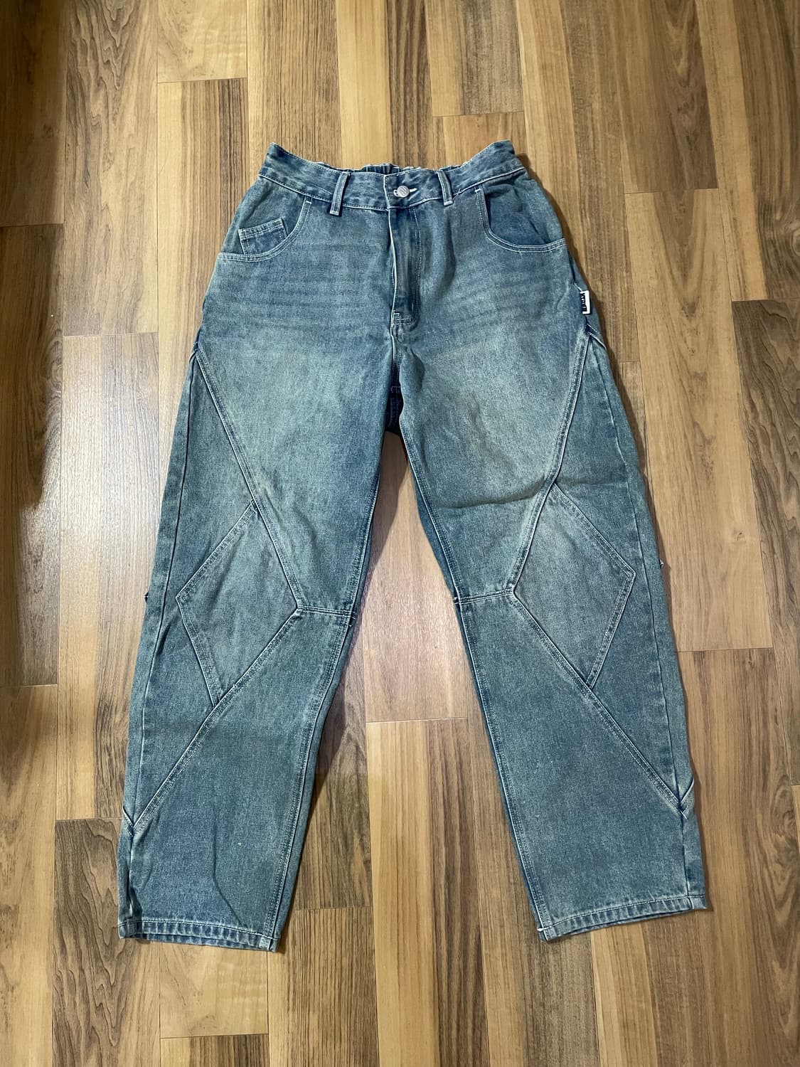 엑스톤즈 XP114 다이아 데님 팬츠 (BLUE) 상품이미지2