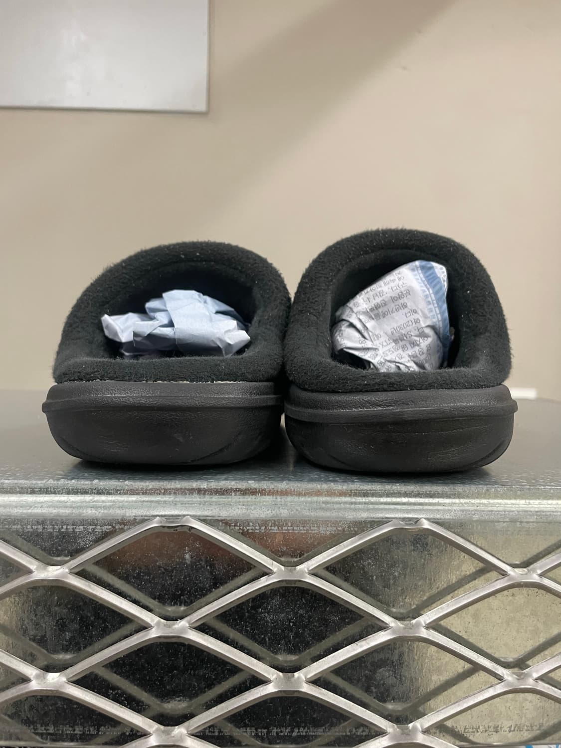 나이키 버로우 슬리퍼 블랙 메탈릭 실버 250 상품이미지3