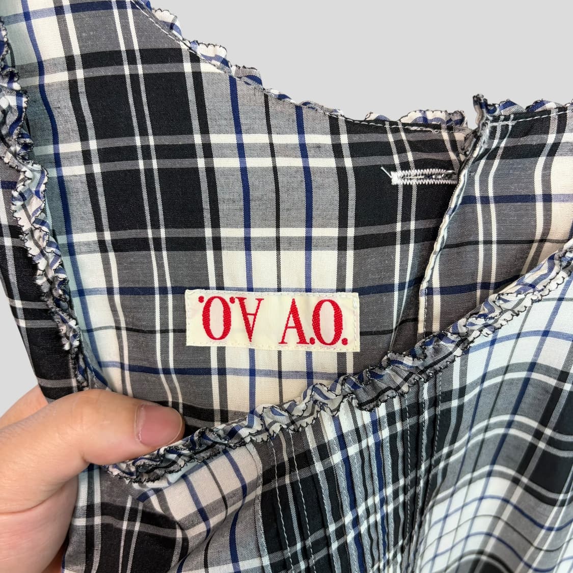 (여성F)JPN 체크 원피스  상품이미지3