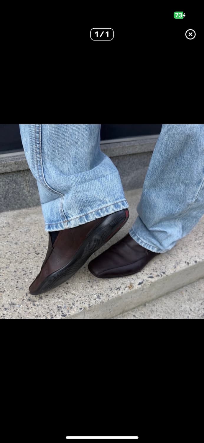 00S 프라다 스포츠 로퍼 브라운 270 상품이미지5