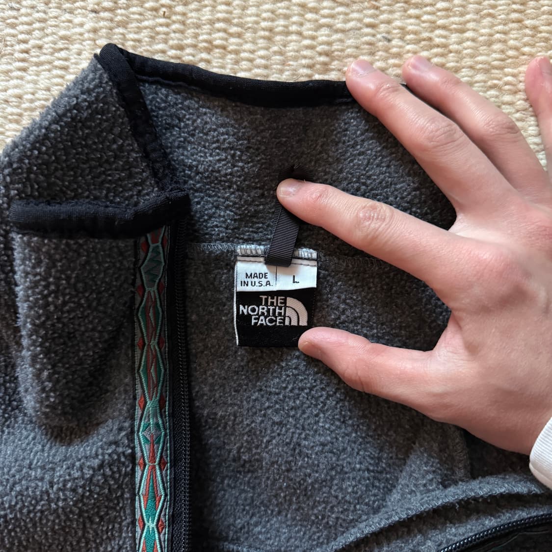 빈티지 90년대 노스페이스 하프집 플리스 상품이미지4