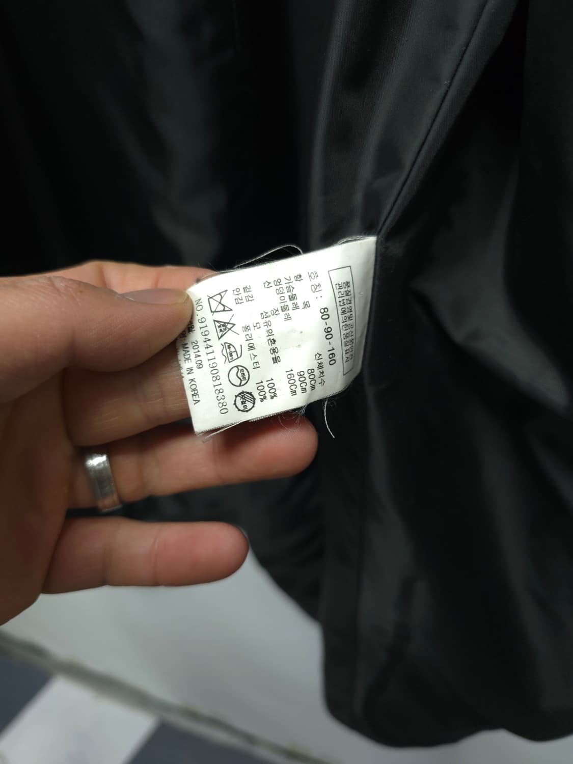 톰보이 여성 울100% 다크그레이 더블 버튼 코트(66) 상품이미지10