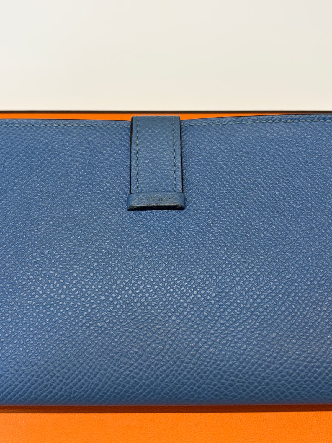 에르메스 베안 장지갑 아주르 금장 C각인 상품이미지6