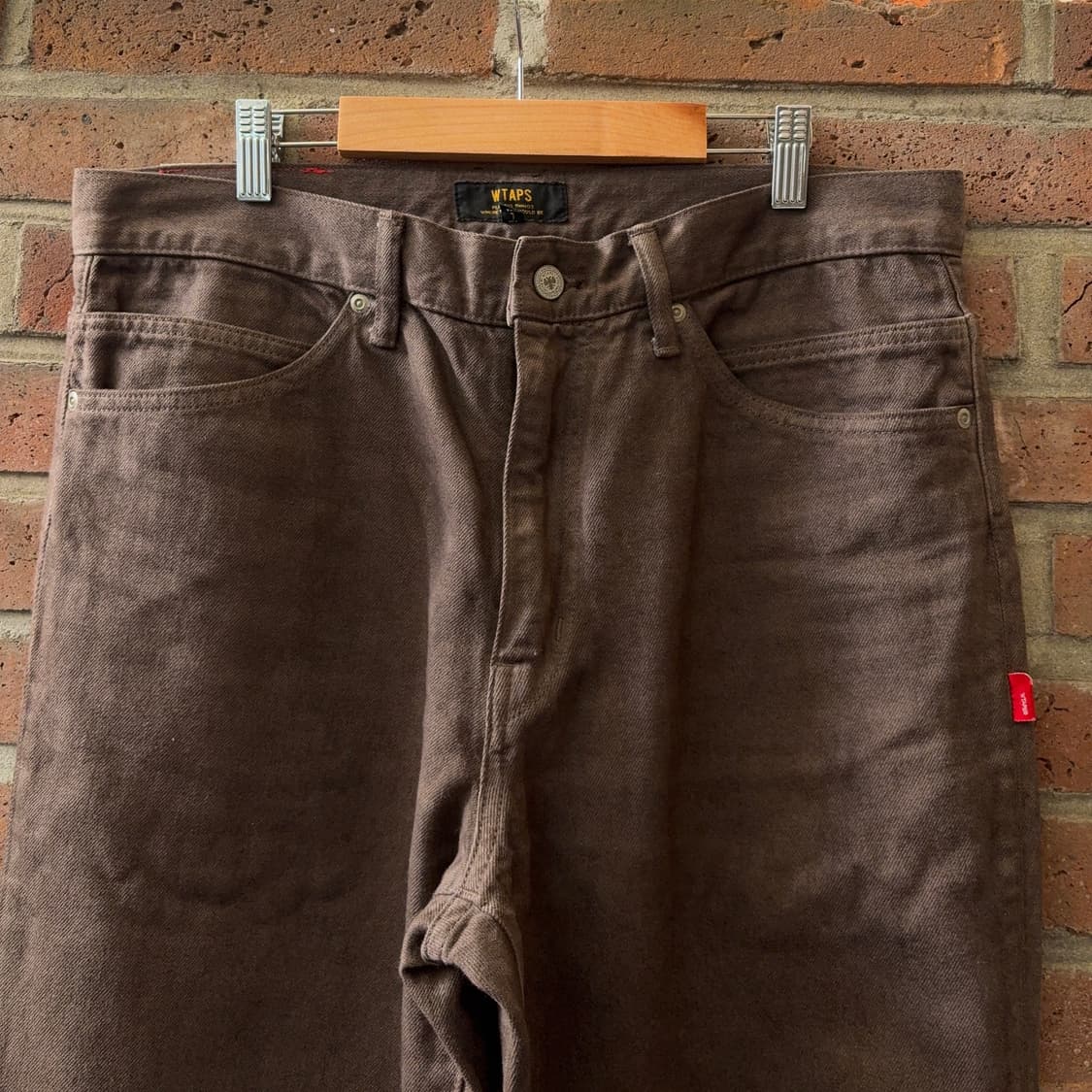 더블탭스 WTAPS 브라운 데님 트라우저 상품이미지4