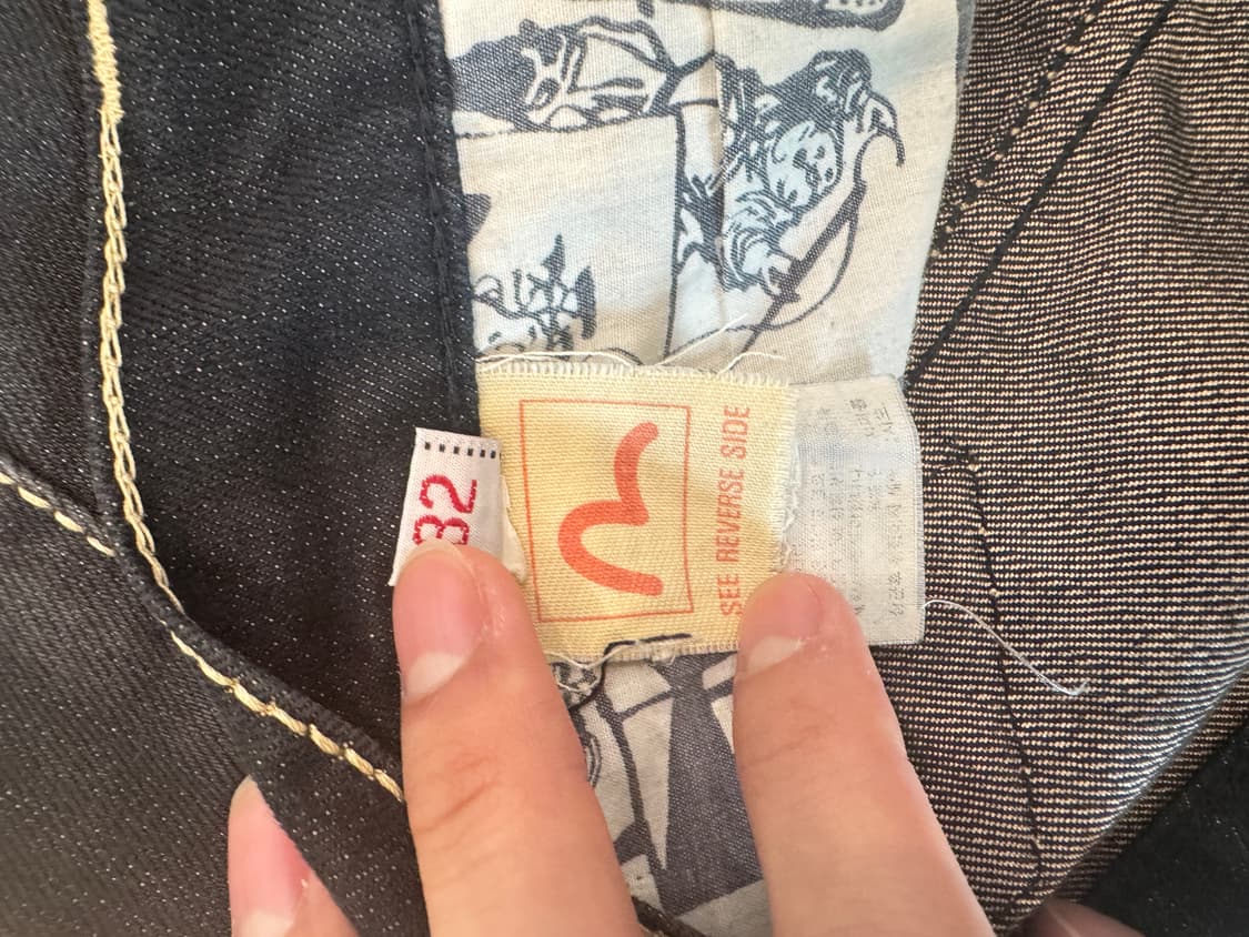 EVISU 빈티지 쇼츠 진 상품이미지4