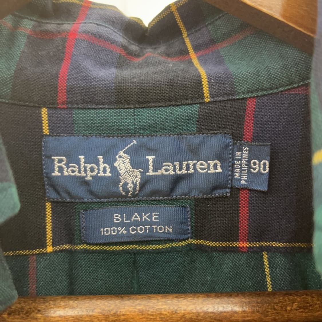 폴로 랄프로렌 블레이크 타탄체크 도그패치 셔츠 90 C09271 상품이미지5