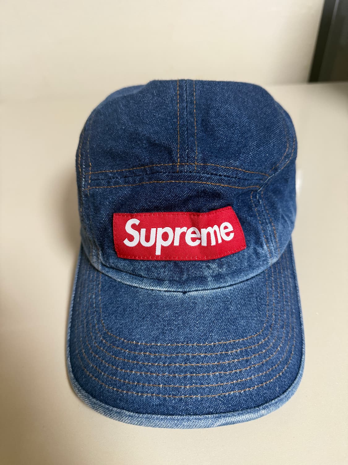 슈프림 데님 트윌 캠프캡 상품이미지2