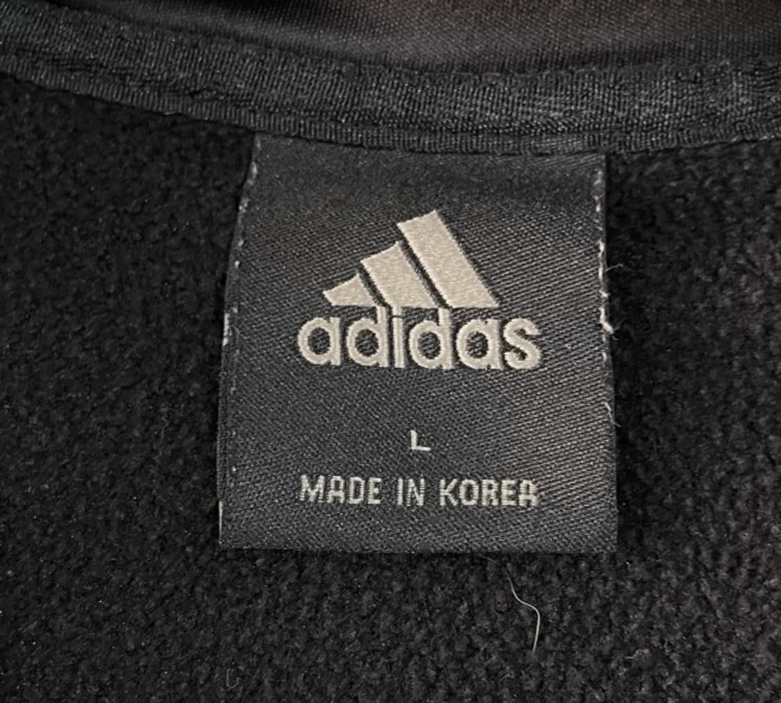 아디다스 블랙 검정 후드 여자 져지집업 95/M 상품이미지3