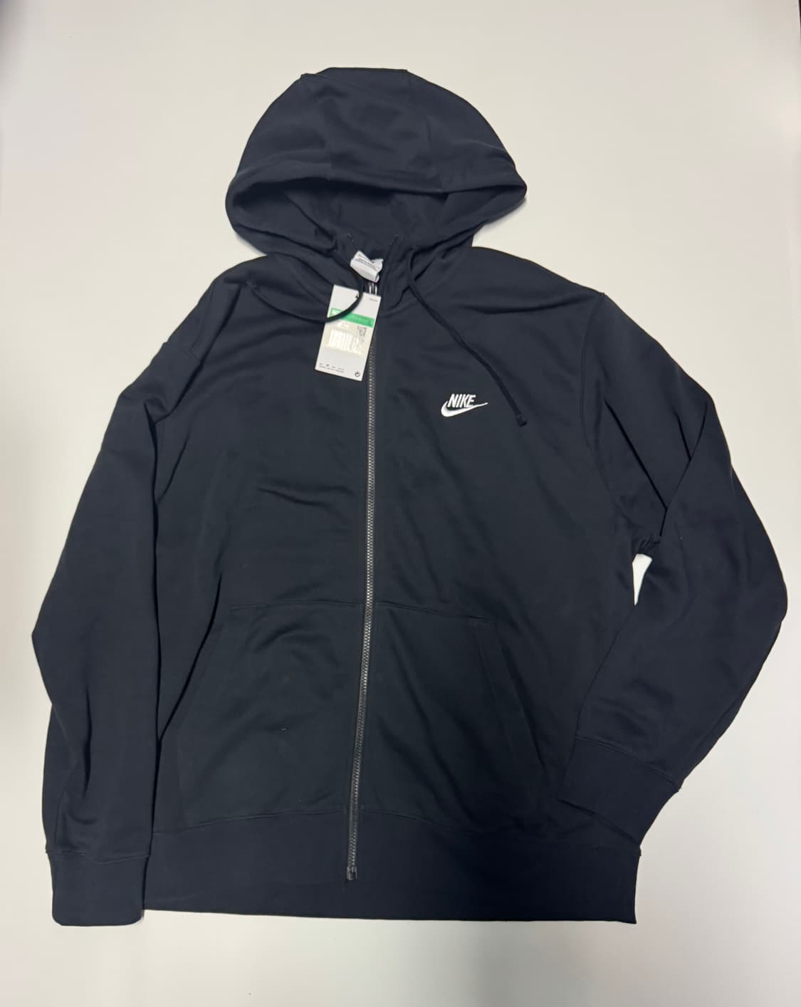 <새상품> 나이키 트레이닝 오버핏 후드집업 2XL ~ XL 블랙 상품이미지1