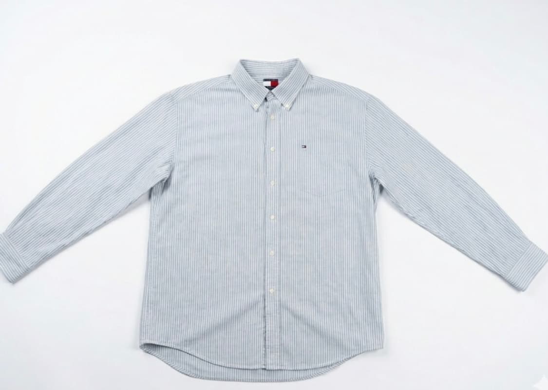 타미힐피거 스트라이프 셔츠、 XL 상품이미지2