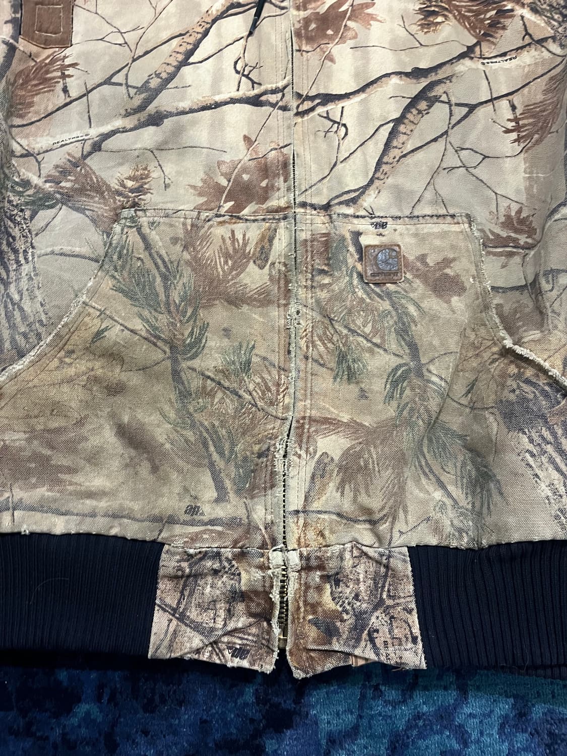 빈티지 칼하트 액티브 자켓 리얼트리 XL 상품이미지4