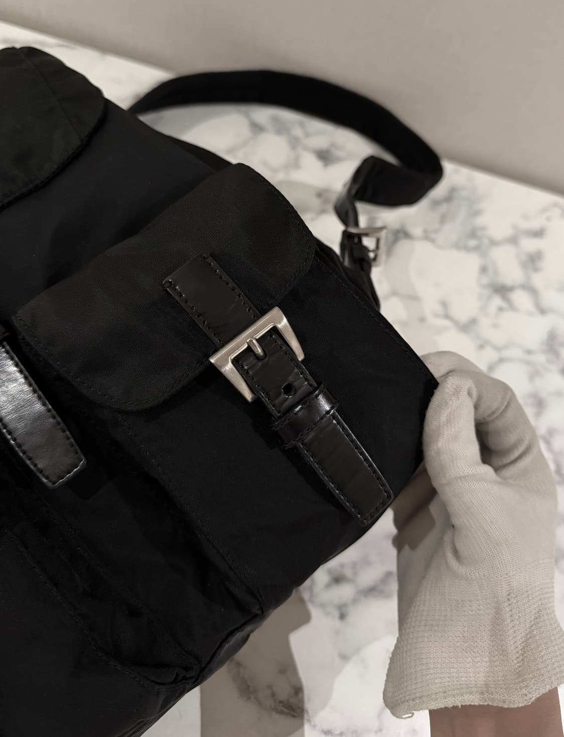 정품 프라다 백팩 스몰 사이즈  상품이미지5