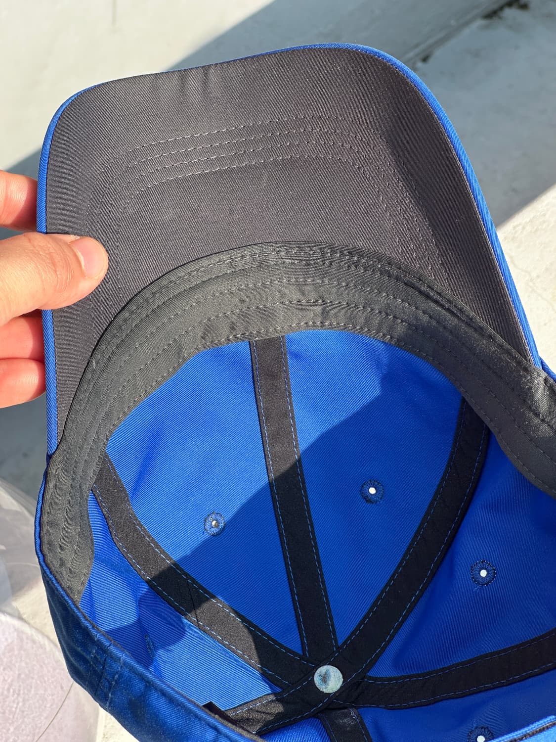 [F] 나이키 로고 헤리티지86 블루 볼캡 모자 상품이미지5