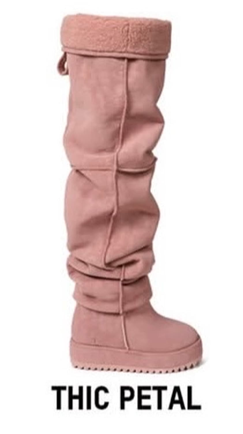 YELLO 이에로 티크 페탈 루즈핏 롱 부츠 어그부츠 상품이미지2