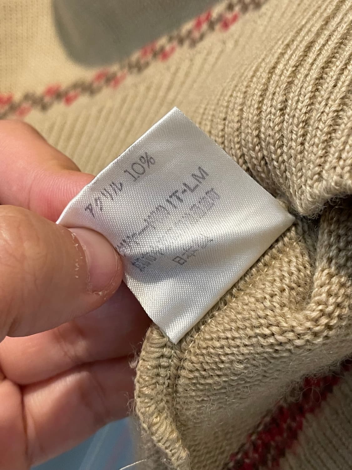 일본빈티지 모리노르딕 니트 상품이미지3