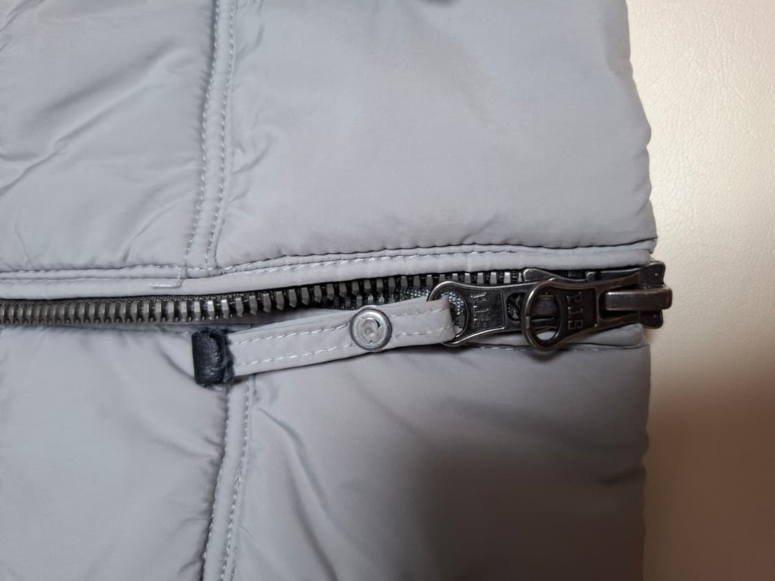 XL 파라점퍼스 엘리엇 니트 경량 패딩 자켓 그레이 상품이미지5