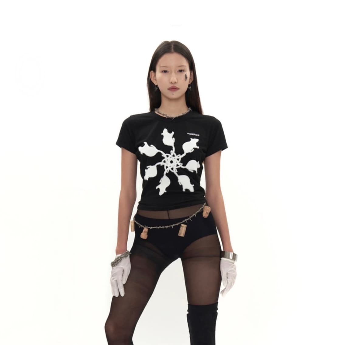 604service FURRY RAT SLIM T SHIRT 상품이미지1