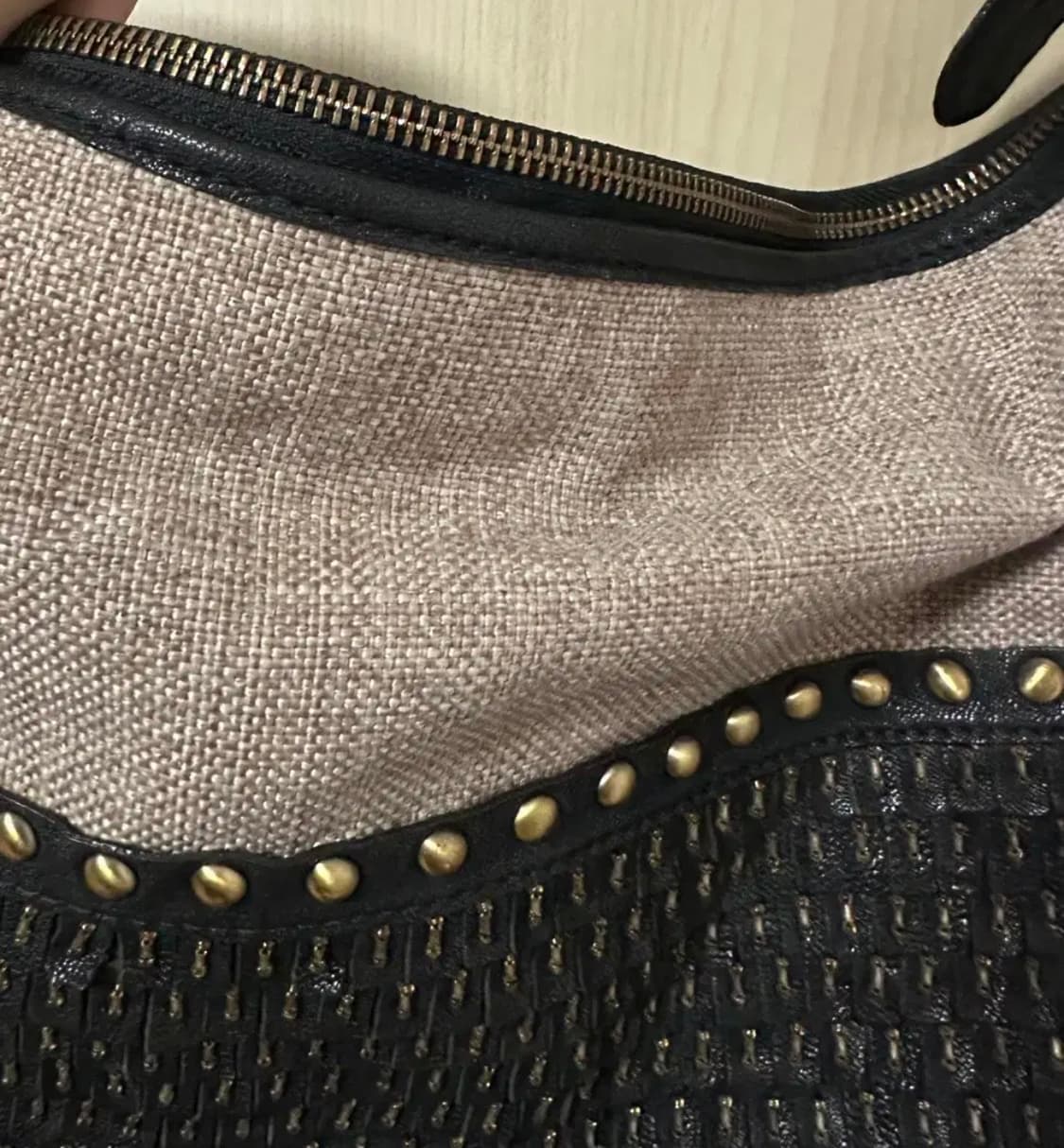 빈티지 보헤미안 그런지 오리엔탈 베이지 숄더백 상품이미지4