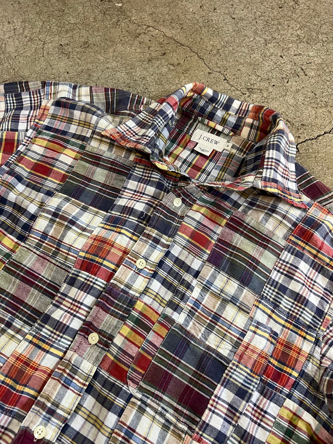 J. CREW 체크 포켓 셔츠 M 상품이미지4