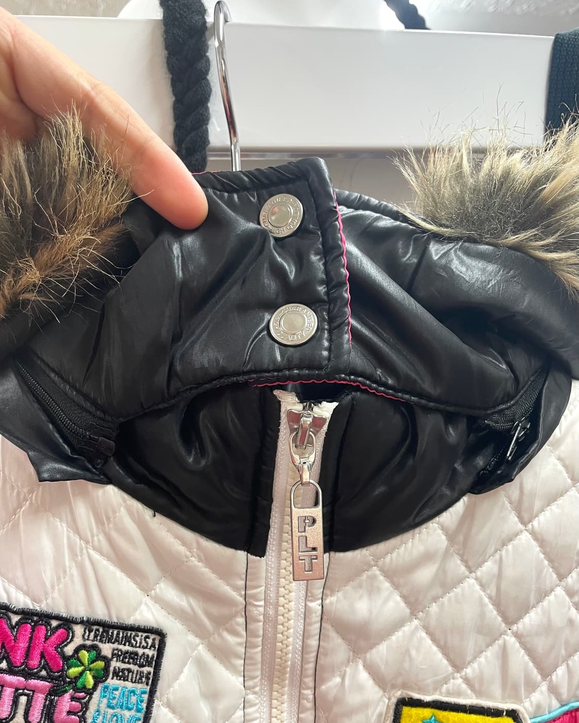 Retro Pink Letter 78 Padded 상품이미지7